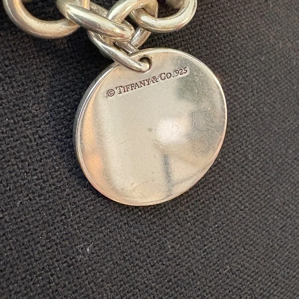 Tiffany & Co. Return to Tiffany Round Tag Chain Link Necklace 🩵 - Picture 4 of 7